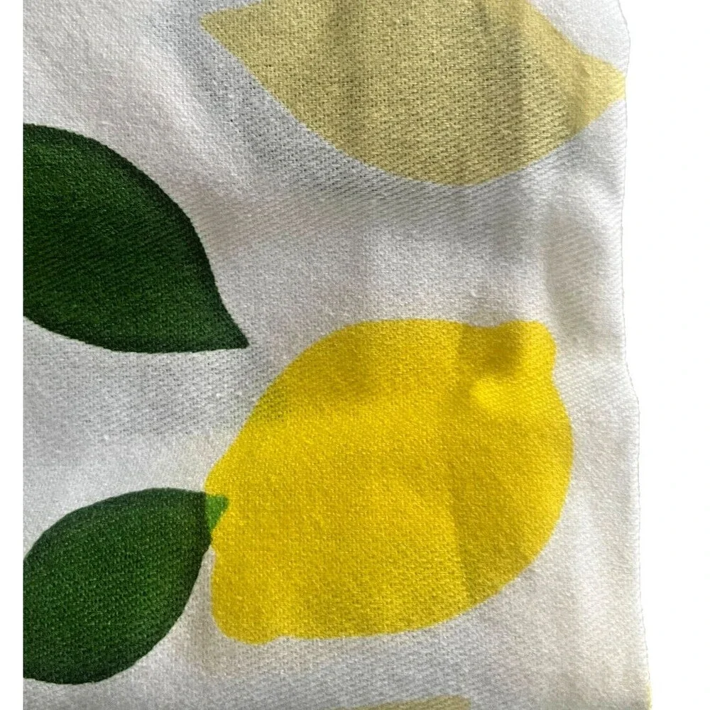 kate spade new york Shower Curtain Lemon Tree Yellow Green White Lemons 72X72